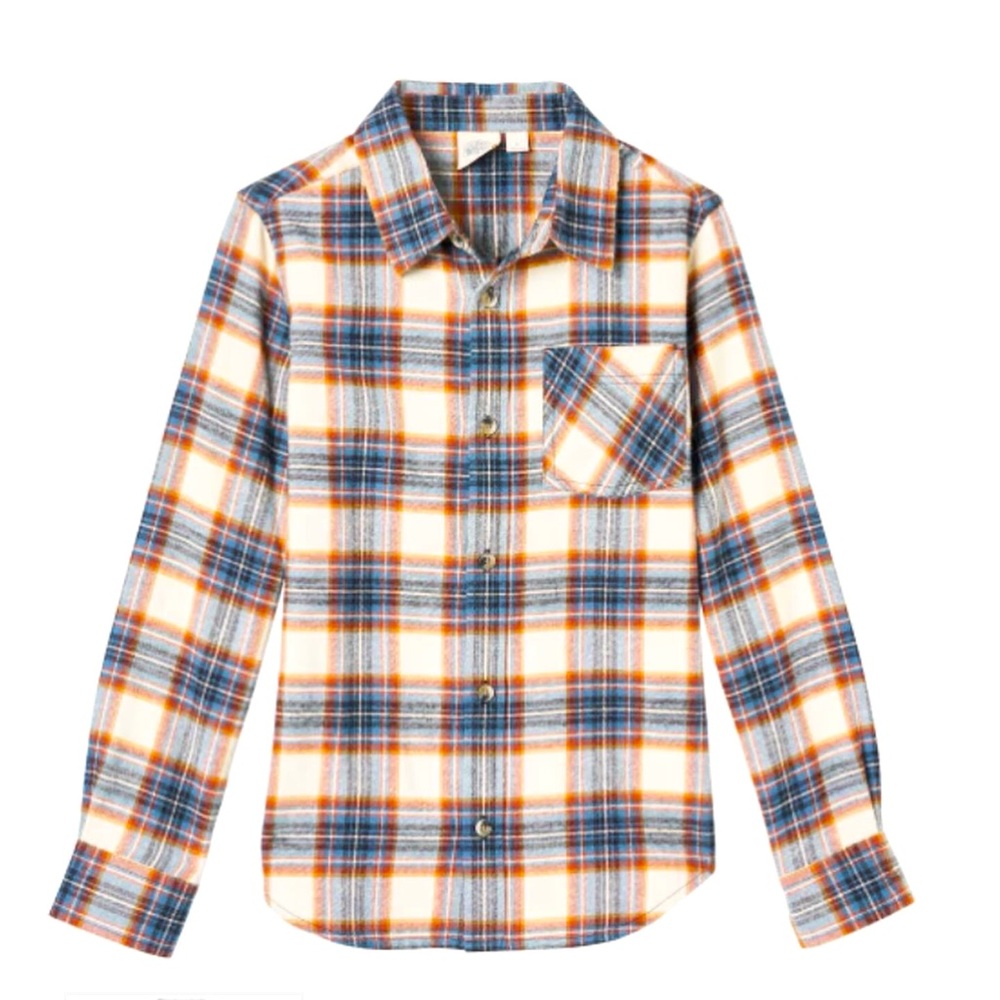 NWT 100% Cotton Flannel L/S Shirt